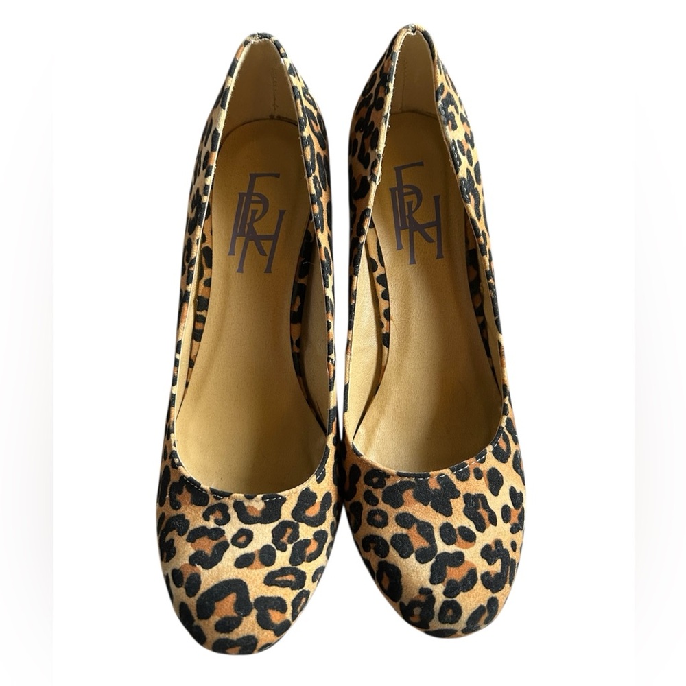 Y2K Fahrenheit Leopard Print Stiletto Platform Pumps, Women’s 7.5 - Picture 2 of 5